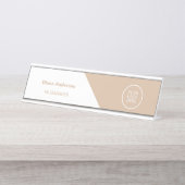 ロエレガントゴ企業のOffice デスクネームプレート (正面)