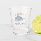 ロオスターフィッシュの明るい色 ショットグラス (裏面)