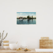 ロオン島上陸のアンクルサム汽船 ポスター (キッチン)