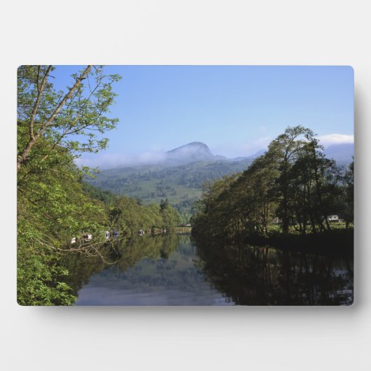 ロカイキリンスコットランド川 フォトプラーク (正面)