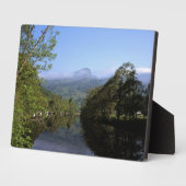 ロカイキリンスコットランド川 フォトプラーク (側面)