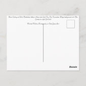 ロカイキリンスコットランド川 ポストカード (裏面)