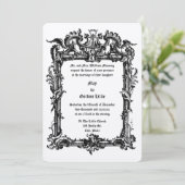 ロカイル・ボルテスとバロック結婚ロコフレーム 招待状 (スタンド正面)