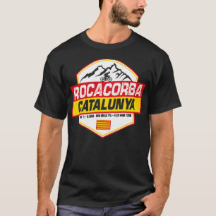 ロカコルバジローナサイクリングカタロニアスペイン Tシャツ