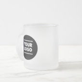 ロカスタマイズゴすりガラス飲料マグカップ フロストグラスマグカップ (正面左)