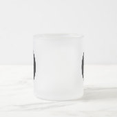 ロカスタマイズゴすりガラス飲料マグカップ フロストグラスマグカップ (中央)