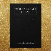 ロカスタマイズゴの黒いイヤリングディスプレイの追加