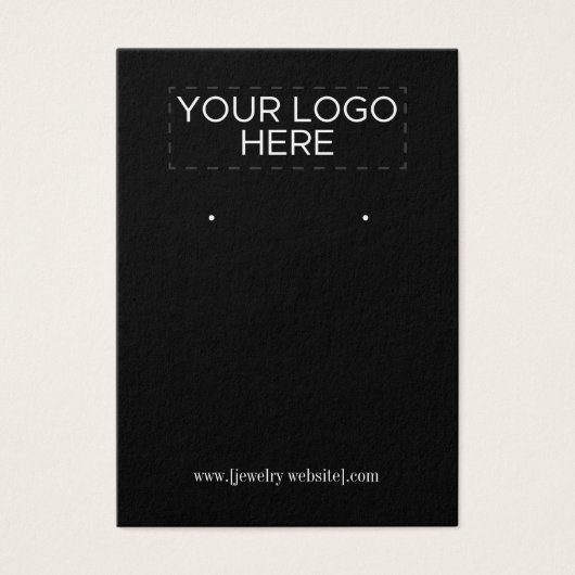 ロカスタマイズゴの黒いイヤリングディスプレイの追加 (正面)