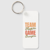 ロカスタマイズゴやる気を起こさせるチームプレイヤーオフィス キーホルダー (正面)
