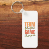 ロカスタマイズゴやる気を起こさせるチームプレイヤーオフィス キーホルダー (正面)