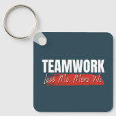 ロカスタマイズゴやる気を起こさせるTeamwork 企業の キーホルダー (正面)