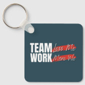 ロカスタマイズゴやる気を起こさせるTeamwork 企業の キーホルダー (正面)