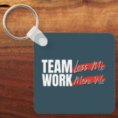 ロカスタマイズゴやる気を起こさせるTeamwork 企業の キーホルダー (正面)