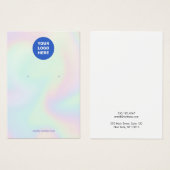 ロカスタマイズゴホログラフィ抽象芸術イヤリングの追加 (正面&裏面)