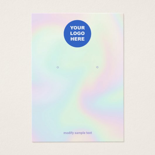 ロカスタマイズゴホログラフィ抽象芸術イヤリングの追加 (正面)