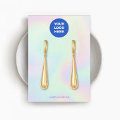 ロカスタマイズゴホログラフィ抽象芸術イヤリングの追加