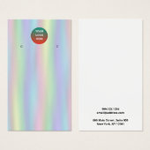 ロカスタマイズゴホログラフィ抽象芸術イヤリング (正面&裏面)