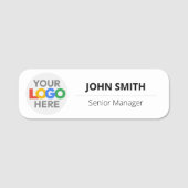 ロカスタマイズゴ従業員 – 磁気ピンまたは安全ピン 名札 (正面)
