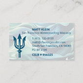 ロカスタマイズゴ/QRコード/URL防水工事 名刺 (正面)