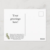 ロカスタマイズスメリーハーブハガキ ポストカード (裏面)