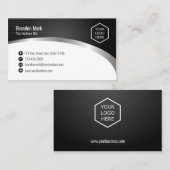 ロカスタムゴと文字の自動炭素 名刺 (正面/裏面)