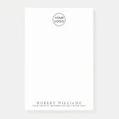 ロカスタムゴと文字カスタムの色付きの付着色 ポストイット (正面)