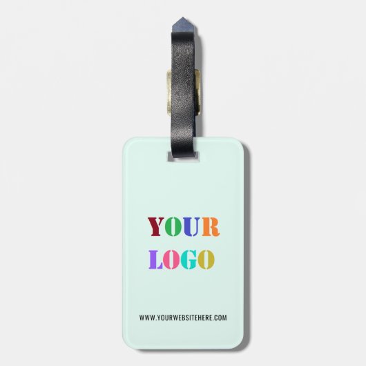 ロカスタムゴの販促パーソナライズされた事業 ラゲッジタグ (裏面縦)