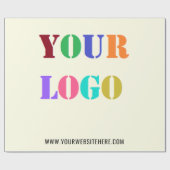 ロカスタムゴの販促パーソナライズされた事業 ラッピングペーパー (フラット)