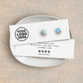 ロカスタムゴの追加ホワイトスタッドイヤリング表示ホルダー