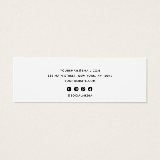 ロカスタムゴの追加ホワイトスタッドイヤリング表示ホルダー (裏面)