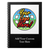 ロカスタムゴまたはフォトスパイラルパーソナライズされたノートブック ノートブック (正面)