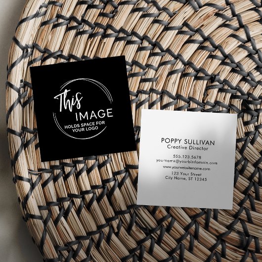 ロカスタムゴをエレガント黒ミニマル色で追加 スクエア名刺