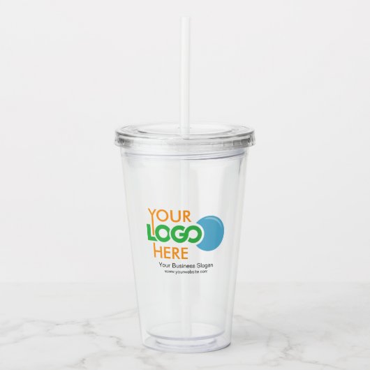 ロカスタムゴアクリル製タンブラー(最小ストローなし) アクリルタンブラー (正面)