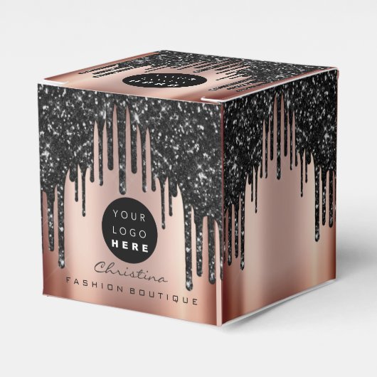 ロカスタムゴグリッターブラックドリップスブティックバラグラム フェイバーボックス (正面サイド)