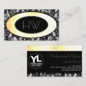 ロカスタムゴトレンディラムロウスグリッタースターズ美しい 名刺 (正面/裏面)