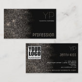 ロカスタムゴトレンディー白金銀グリッター 名刺 (正面/裏面)