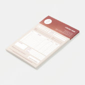 ロカスタムゴバラゴールドフォイル請求書型枠 ポストイット (アングル)