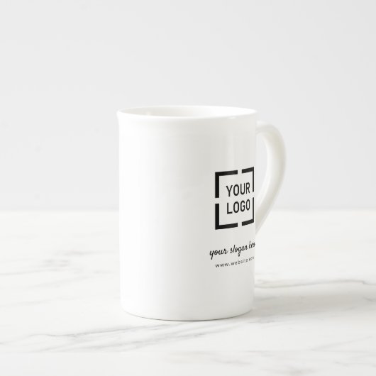 ロカスタムゴブランド販促用 ボーンチャイナマグカップ (正面右)