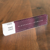 ロカスタムゴブルゴーニュエグゼクティブプロフェッショナル デスクネームプレート (側面)