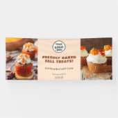 ロカスタムゴベーカリーカップケーキパティシシェフビジネス 横断幕 (横)