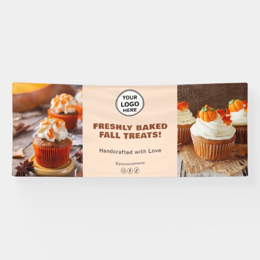 ロカスタムゴベーカリーカップケーキパティシシェフビジネス 横断幕 (横)