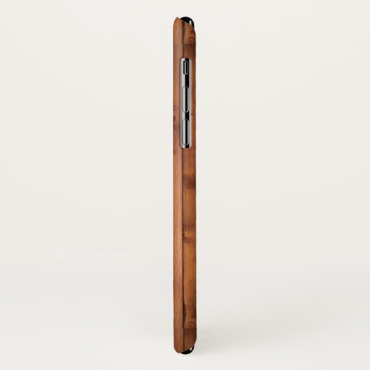 ロカスタムゴ茶色の木 Case-Mate iPhoneケース (裏面/左)