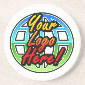 ロカスタムゴ贈与用砂岩コースター コースター (正面)