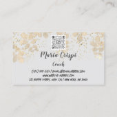 ロカスタムゴQRコードソファセラピストブロガー 名刺 (裏面)