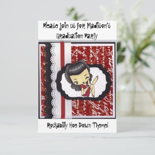 ロカビリーのくわはパーティを楽しみます 招待状 (スタンド正面)