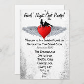 ロカビリーのバチェロレッテ 招待状 (正面/裏面)