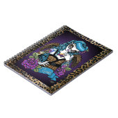 ロカビリーのベビーの入れ墨のヒョウの天使のノート ノートブック (左側)