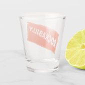 ロカビリーの切り取りショットグラス ショットグラス (裏面)