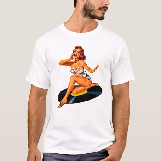 ロカビリーの女神 Tシャツ (正面)