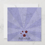 ロカビリーの結婚式、5.25x5.25は日付を救います セーブザデート (裏面)